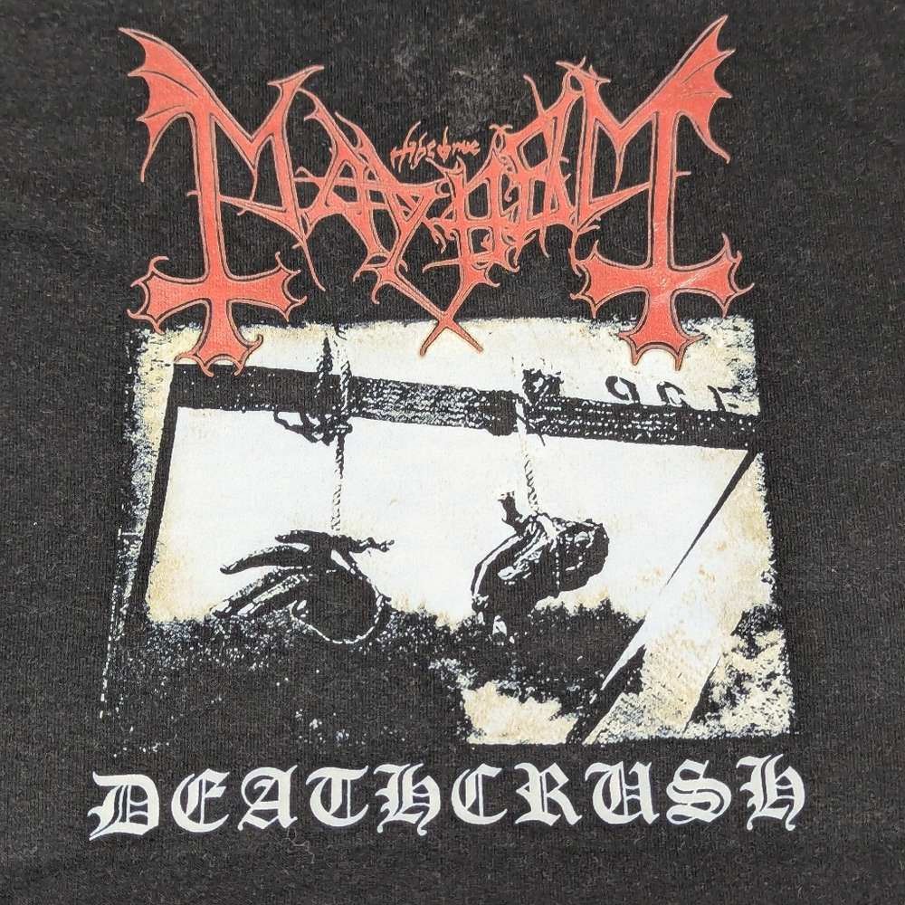 Mayhem Deathcrush Black Hoodie Band Jacket NWOT 2XL
